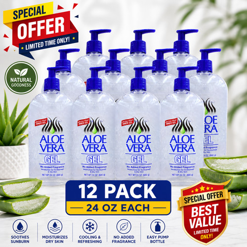 Gel aloe vera confezione da - aloe,