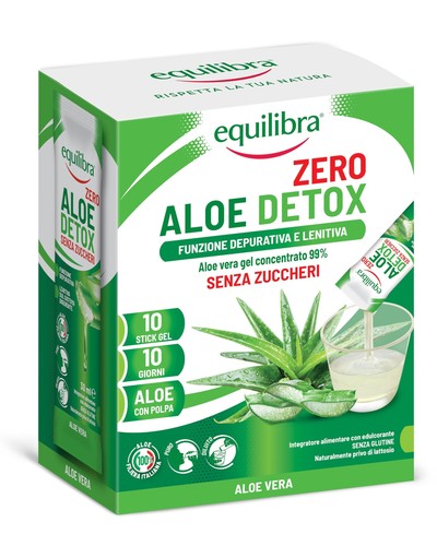 Equilibra aloe detox zero gel - aloe,