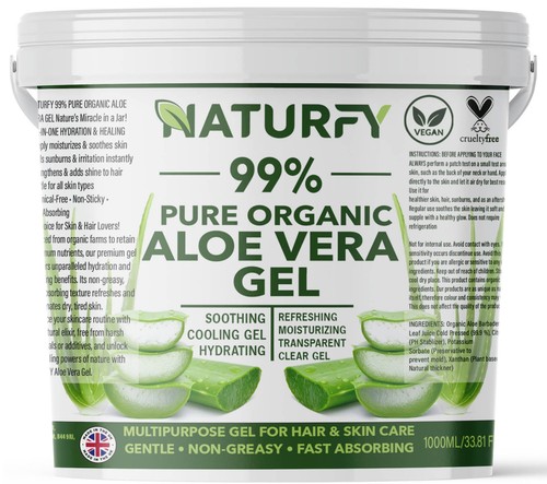 1kg 100 puro gel aloe - 100%,
