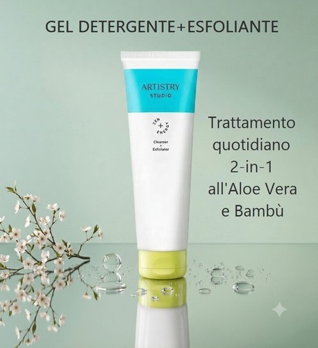 Gel detergente viso esfoliante - gel,