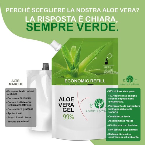 Aloe vera gel - puro, 100%