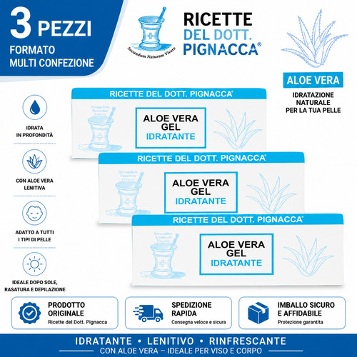 Crema gel idratante - 3x, aloe
